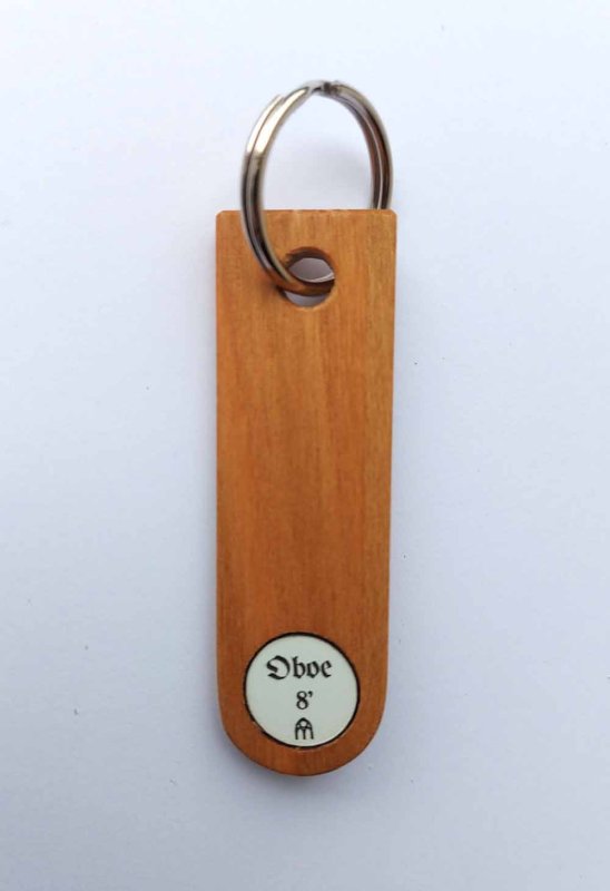 Orgel Schlüsselanhänger Oboe
